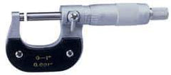 Value Collection - 8 to 9" Range, 0.0001" Graduation, Mechanical Outside Micrometer - Ratchet Stop Thimble - Industrial Tool & Supply