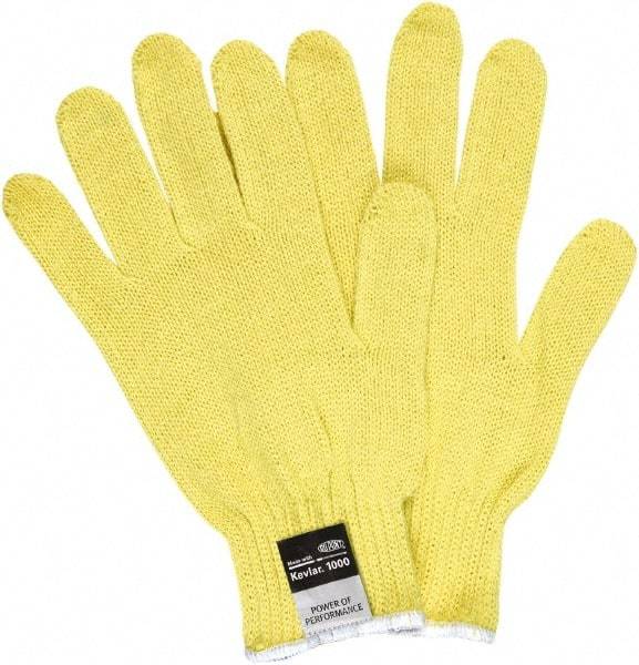 MCR Safety - Size S, ANSI Cut Lvl A2, Cut Resistant Gloves - Yellow - Industrial Tool & Supply
