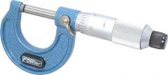 Fowler - 0 to 1" Range, 0.0001" Graduation, Mechanical Outside Micrometer - Friction Thimble, Accurate to 0.0001" - Industrial Tool & Supply