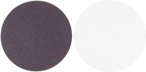 Norton - 18" Diam, 36 Grit Aluminum Oxide Adhesive PSA Disc - Very Coarse, Brown, X Weighted Cloth Backing, Flexible - Industrial Tool & Supply