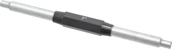 SPI - 7 Inch Long, Accuracy Up to 0.0002 Inch, Flat End Micrometer Calibration Standard - Use with Micrometers, Includes Heat Insulating Handle - Industrial Tool & Supply