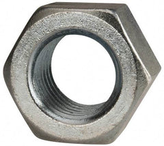 Value Collection - 1-3/4 - 5 UNC Steel Right Hand Hex Nut - 2-5/8" Across Flats, 1-1/2" High, Zinc Clear Finish - Industrial Tool & Supply