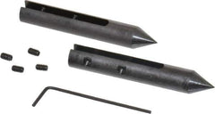 SPI - 2-3/16" OAL, Caliper Centerline Gage Attachment - 1 Piece, 0.141" Slot Width, For Use with 4, 6 & 8" Dial & Vernier Calipers - Industrial Tool & Supply