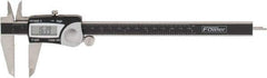 Fowler - 0 to 200mm Range, 0.01mm Resolution, Electronic Caliper - Ceramic with 1.96" Jaws, 0.04mm Accuracy - Industrial Tool & Supply