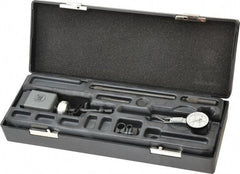 TESA Brown & Sharpe - 0.0005" Graduation, 0.03" Max Meas, 0-15-0 Dial Reading, Dial Indicator & Base Kit - 1-1/4" Base Length x 1-1/4" Base Width x 1-3/4" Base Height, 1" Dial Diam - Industrial Tool & Supply