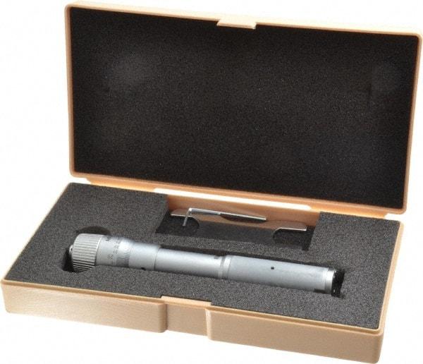 Mitutoyo - 0.8 to 1", Mechanical Inside Hole Micrometer - 0.0002" Graduation, 0.00015" Accuracy, Ratchet Stop Thimble - Industrial Tool & Supply