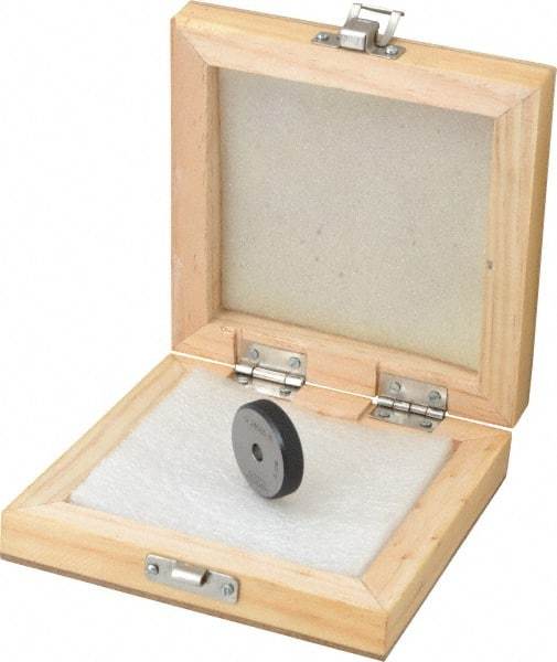 SPI - 0.24" Inside x 0.98" Outside Diameter, 0.28" Thick, Setting Ring - Accurate to 0.00006", Silver - Industrial Tool & Supply