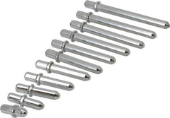 Value Collection - 11 Piece, 2 to 6 Inch Measurement Range, Bore Gage Anvil Set - For Use with Dial Bore Gages - Industrial Tool & Supply