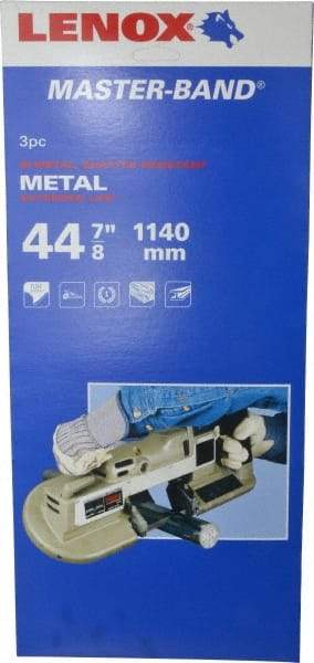 Lenox - 3' 8-7/8" Long x 0.023" Thick, 24 Teeth per Inch, Portable Band Saw Blade - Bi-Metal Blade, High Speed Steel Teeth, Toothed Edge - Industrial Tool & Supply