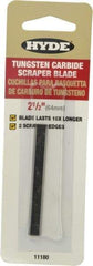 Hyde Tools - Solid Carbide 2-Edge Scraper Replacement Blade - 5-7/8" Blade Length x 2-1/2" Blade Width, For 10620 - Industrial Tool & Supply