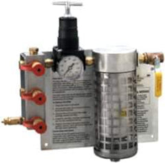 3M - 50 CFM Panel Mount SAR Filter & Regulator Panel - 3 Respirator Outlets - Industrial Tool & Supply