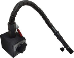 Flexbar - 90 Lb Magnetic Force, Fine Adjustment Indicator Positioner & Holder with Base - Flexible Arm, Rectangular Base, 2-5/8" Base Height, 2-1/4" Base Length, 2" Base Width - Industrial Tool & Supply