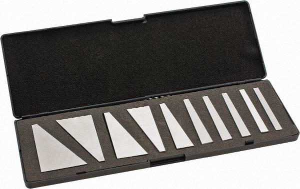 Value Collection - 1 to 30° Angle, 3 Inch Long, Steel, Angle Block Set - Industrial Tool & Supply