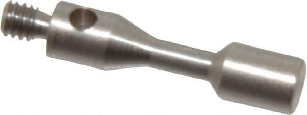 SPI - 3 mm Ball Diameter, M2 Thread, Steel Point Disc Tip CMM Stylus - 13 mm Overall Length - Industrial Tool & Supply