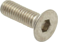 Value Collection - M3x0.50 Metric Coarse Hex Socket Drive, 90° Flat Screw - Grade 18-8 & Austenitic A2 Stainless Steel, Uncoated, Fully Threaded, 10mm OAL - Industrial Tool & Supply