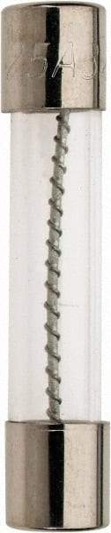 Ferraz Shawmut - 32 VAC, 25 Amp, Time Delay Miniature Glass Fuse - Clip Mount, 1-1/4" OAL, 1/4" Diam - Industrial Tool & Supply