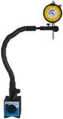 Value Collection - 0.001" Graduation, 0-100 Dial Reading, Indicator & Base Kit - 2" Base Length x 2" Base Width x 2-1/2" Base Height - Industrial Tool & Supply