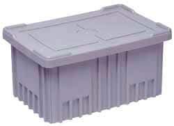 Quantum Storage - 22.5" Long x 17.5" Wide x 1" High Gray Lid - For Use with DG93030, DG93060, DG93080, DG93120 - Industrial Tool & Supply