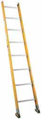 Made in USA - 24' High, Type IA Rating, Fiberglass Extension Ladder - Industrial Tool & Supply