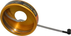 Made in USA - 0.001 Inch Graduation, 3/4 to 7 Inch Measurement, Spring Steel Diameter Tape Measure - 1/2 Inch Wide, 0.007 Inch Thick - Industrial Tool & Supply