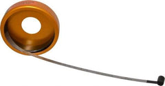 Made in USA - 0.001 Inch Graduation, 24 to 36 Inch Measurement, Spring Steel Diameter Tape Measure - 1/2 Inch Wide, 0.01 Inch Thick - Industrial Tool & Supply
