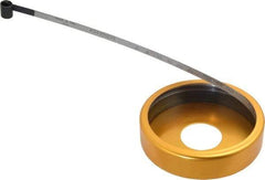 Made in USA - 0.001 Inch Graduation, 36 to 48 Inch Measurement, Spring Steel Diameter Tape Measure - 1/2 Inch Wide, 0.01 Inch Thick - Industrial Tool & Supply