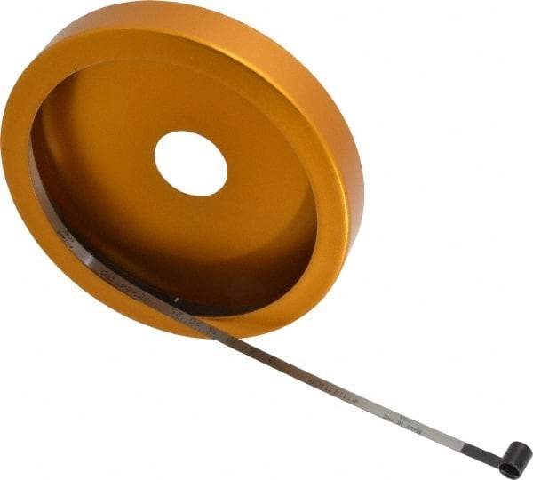 Made in USA - 0.001 Inch Graduation, 72 to 84 Inch Measurement, Spring Steel Diameter Tape Measure - 1/2 Inch Wide, 0.01 Inch Thick - Industrial Tool & Supply