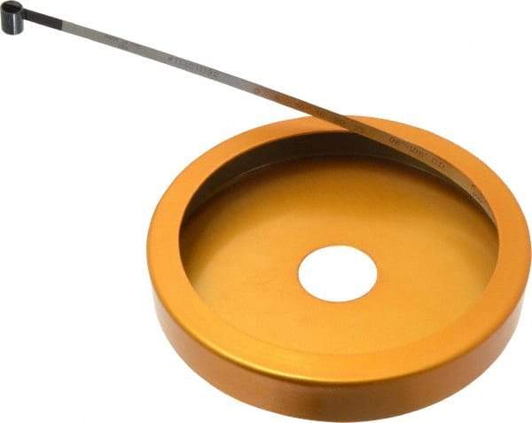Made in USA - 0.001 Inch Graduation, 96 to 108 Inch Measurement, Spring Steel Diameter Tape Measure - 1/2 Inch Wide, 0.01 Inch Thick - Industrial Tool & Supply