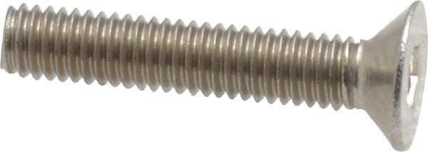 Value Collection - M3x0.50 Metric Coarse Hex Socket Drive, 90° Flat Screw - Grade 18-8 & Austenitic A2 Stainless Steel, Uncoated, Fully Threaded, 16mm OAL - Industrial Tool & Supply