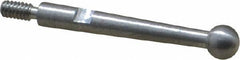 SPI - 1/8" Ball Diam, Steel, Ball Test Indicator Contact Point - 3/4" Contact Point Length, Use with Teclock Test Indicators - Industrial Tool & Supply