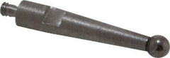 SPI - 0.08" Ball Diam, Carbide, Ball Test Indicator Contact Point - 1/2" Contact Point Length, Use with Brown & Sharpe Test Indicators - Industrial Tool & Supply