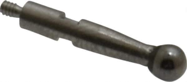 SPI - 0.12" Ball Diam, Carbide, Ball Test Indicator Contact Point - 1/2" Contact Point Length, Use with Brown & Sharpe Test Indicators - Industrial Tool & Supply