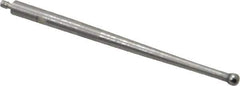 SPI - 0.08" Ball Diam, Carbide, Ball Test Indicator Contact Point - 1.737" Contact Point Length, Use with Brown & Sharpe Test Indicators - Industrial Tool & Supply