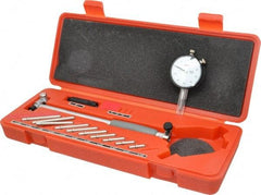 Value Collection - 11 Anvil, 2 to 6" Dial Bore Gage - 0.001" Graduation, 6" Gage Depth - Industrial Tool & Supply