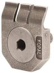 Mitee-Bite - 2-1/2mm Clamping Height, 880 Lb Clamping Pressure, Standard Height Swivel Stop Positioning Stop - 2-1/2mm Jaw Height, Spring Steel, Series Mitee-Bite Kopal Mini Clamps - Industrial Tool & Supply