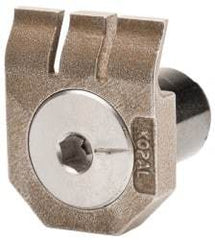 Mitee-Bite - 2-1/2mm Clamping Height, 880 Lb Clamping Pressure, Standard Height Low Profile Positioning Stop - 2-1/2mm Jaw Height, Spring Steel, Series Mitee-Bite Kopal Mini Clamps - Industrial Tool & Supply