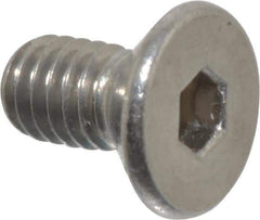 Value Collection - M4x0.70 Metric Coarse Hex Socket Drive, 90° Flat Screw - Grade 18-8 & Austenitic A2 Stainless Steel, Uncoated, Fully Threaded, 8mm OAL - Industrial Tool & Supply