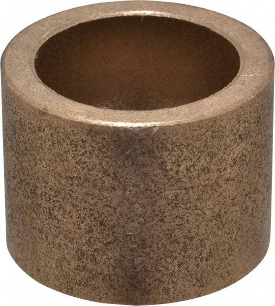 Boston Gear - 1-1/2" Inside x 2" Outside Diam, Oil Impregnated Bronze SAE-841 Sleeve Bearing - 1-1/2" OAL - Industrial Tool & Supply