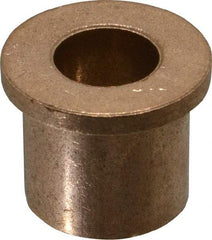 Boston Gear - 5/8" Inside x 1" Outside Diam, Oil Impregnated Bronze Sleeve Bearing - 1-1/4" Flange Outside Diam, 5/32" Flange Thickness, 1" OAL - Industrial Tool & Supply