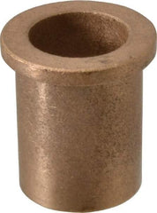 Boston Gear - 7/8" Inside x 1-1/8" Outside Diam, Oil Impregnated Bronze Sleeve Bearing - 1-3/8" Flange Outside Diam, 5/32" Flange Thickness, 1-1/2" OAL - Industrial Tool & Supply