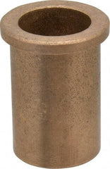 Boston Gear - 1" Inside x 1-1/4" Outside Diam, Oil Impregnated Bronze Sleeve Bearing - 1-1/2" Flange Outside Diam, 3/16" Flange Thickness, 2" OAL - Industrial Tool & Supply