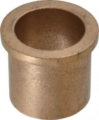Boston Gear - 1-1/4" Inside x 1-1/2" Outside Diam, Oil Impregnated Bronze Sleeve Bearing - 1-3/4" Flange Outside Diam, 3/16" Flange Thickness, 1-1/2" OAL - Industrial Tool & Supply