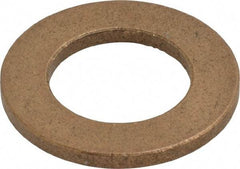 Boston Gear - 0.89" Inside x 1-1/2" Outside Diam, 1/8" Thick, Bronze SAE-841 Thrust Bearing - 10,000 Max Pressure x Velocity - Industrial Tool & Supply