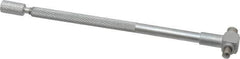 Value Collection - 1/2 to 3/4 Inch, 4.4 Inch Overall Length, Telescoping Gage - 4 Inch Long Handle, Hardened Tool Steel, Satin Chrome Finish - Industrial Tool & Supply