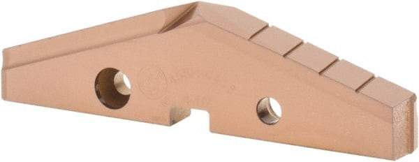 Allied Machine and Engineering - 4-1/2" Diam x 7/16" Thick, Seat Code 8, 144° Included Angle Spade Drill Insert - AM200 Coated, Cobalt, Grade Super Cobalt, Series GEN2 T-A - Industrial Tool & Supply