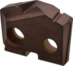 Allied Machine and Engineering - 33/64" Diam x 1/8" Thick, Seat Code 0, 132° Included Angle Spade Drill Insert - AM200 Coated, Cobalt, Grade Super Cobalt, Series GEN2 T-A - Industrial Tool & Supply