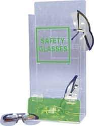 PRO-SAFE - 35 Pair Cabinet with Individual Compartments, Acrylic Safety Glasses and Goggles Dispenser - 15-3/4 Inch Wide x 16 Inch High x 4 Inch Deep, Table and Wall Mount - Industrial Tool & Supply