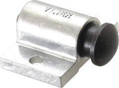 Vlier - 2" Base Width, 1/4" Stroke Len, 13/16" Stop Head OD, 1-1/2" Btw Mt Hole Ctrs, 1-7/32" Btw Mt Hole & Edge, Round Spring Locating Stop - 1-3/8" Body Len x 2" Body Width, 7/16" Base Thickness, 14.4 Lb Init, 32 Lb Mid, 45.4 Lb Final End Force - Industrial Tool & Supply
