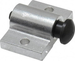 Vlier - 1-1/2" Base Width, 3/16" Stroke Len, 9/16" Stop Head OD, 1-1/8" Btw Mt Hole Ctrs, 7/8" Btw Mt Hole & Edge, Round Spring Locating Stop - 1" Body Len x 1-1/2" Body Width, 5/16" Base Thickness, 2 Lb Init, 14 Lb Mid, 25.9 Lb Final End Force - Industrial Tool & Supply