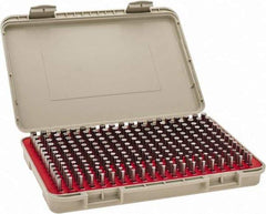 Vermont Gage - 250 Piece, 0.251-0.5 Inch Diameter Plug and Pin Gage Set - Minus 0.0002 Inch Tolerance, Class ZZ - Industrial Tool & Supply